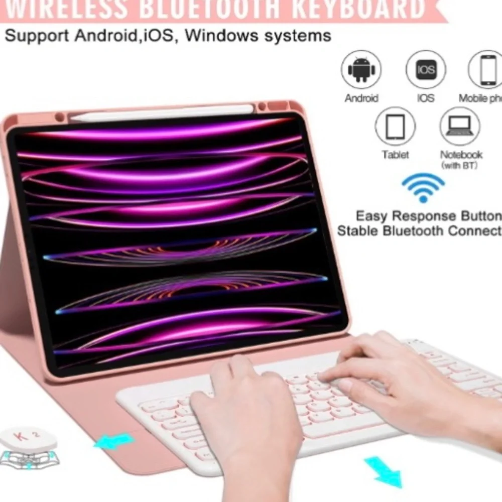 iPad Touch Keyboard Case for iPad Pro 12.9